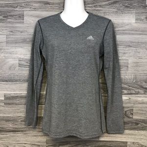 Adidas Gray Long Sleeve Top